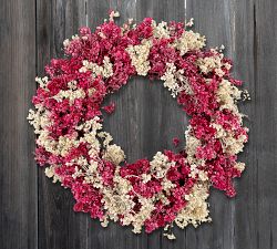 Dried Sweetheart Blossom Wreath