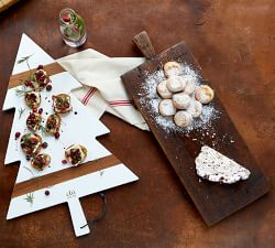 Holiday Tree Shaped Reclaimed Wood Cheese Boards