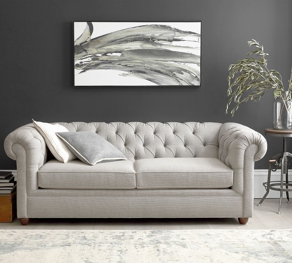 Open Box: Chesterfield Roll Arm Sleeper Sofa