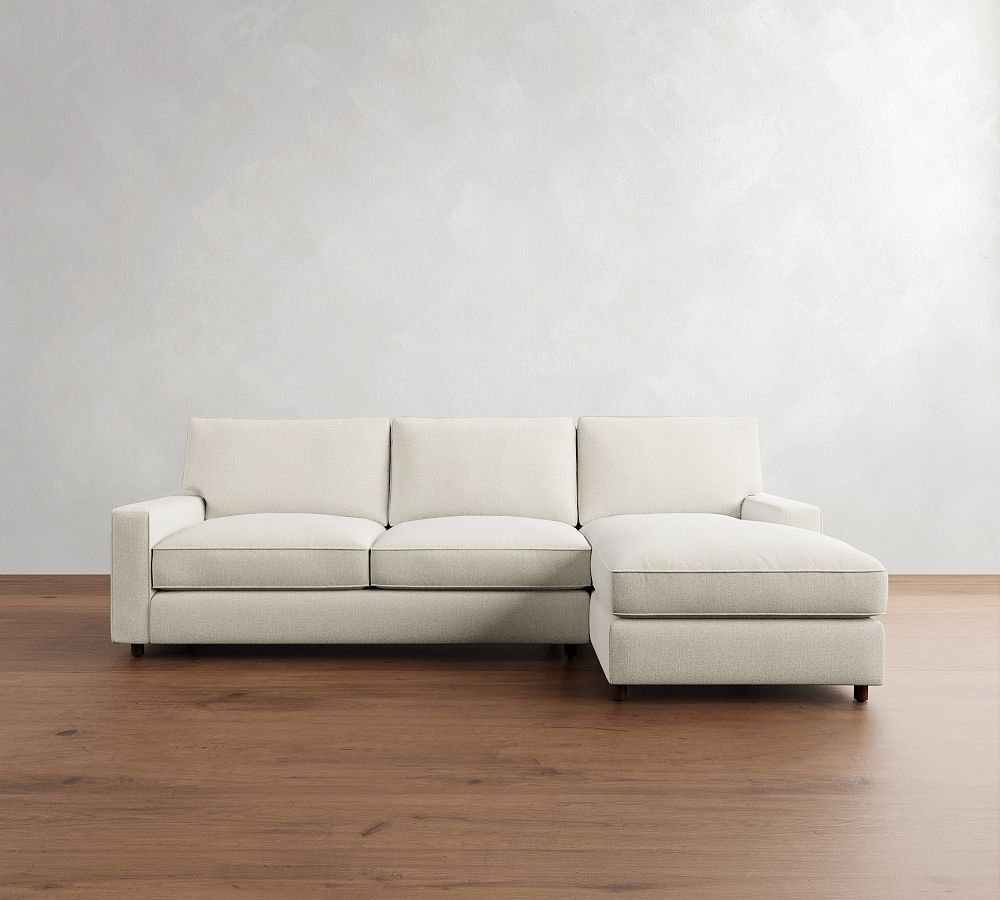 PB Comfort Square Arm Chaise Sleeper Sectional (108&quot;)