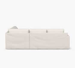 Big Sur Slipcovered L-Shaped Outdoor Sectional (115&quot;)