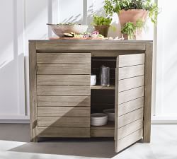 Indio Eucalyptus Outdoor Kitchen Double Cabinet (43&quot;)