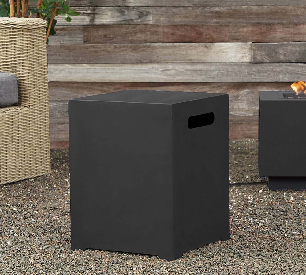 Asher Metal Square Propane Tank Storage Cover (15&quot;)