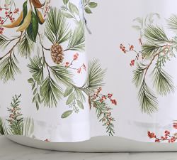 Winter Pine Organic Shower Curtain