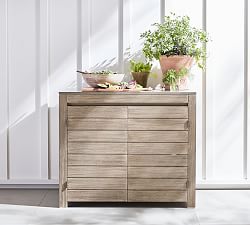 Indio Eucalyptus Outdoor Kitchen Double Cabinet (43&quot;)