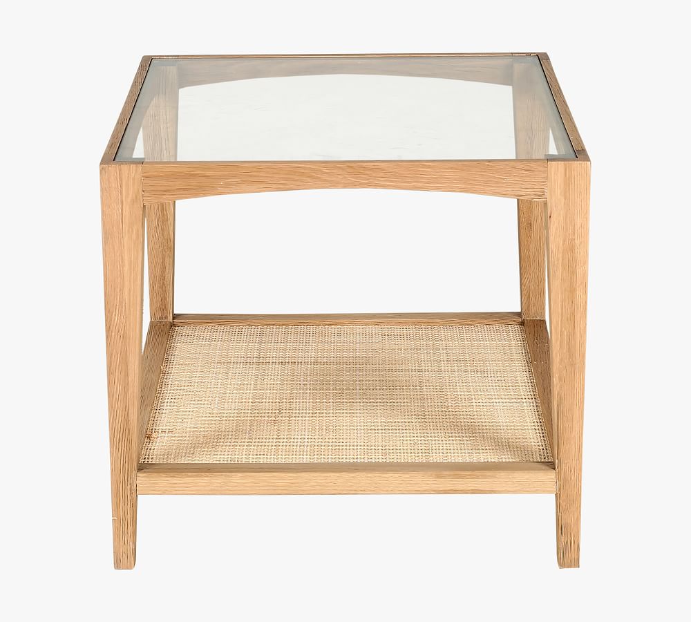 Lana Square Cane Side Table