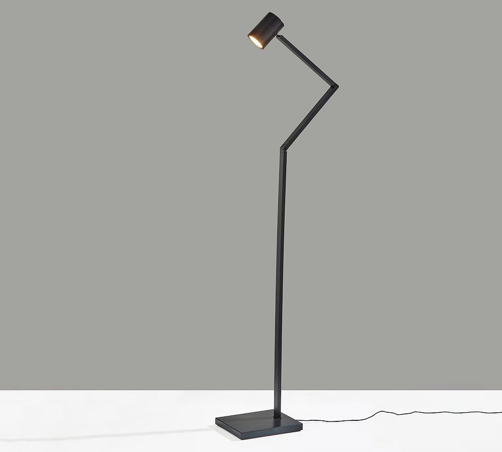 Noble Metal Task Floor Lamp (58&quot;)