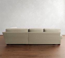 Turner Roll Arm Upholstered 3-Piece Sectional with Wedge (113&quot;&ndash;117&quot;)