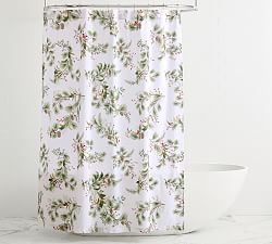 Winter Pine Organic Shower Curtain