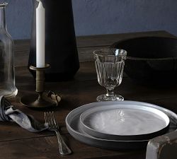 Artisanal Recycled Stoneware Dinner Plates - Set of 4