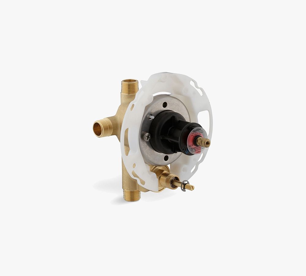 Kohler&#174; Rite-Temp&#174; 1/2&quot; Pressure-Balancing Valve with Push-Button Diverter
