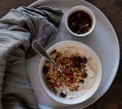Artisanal Recycled Stoneware Cereal Bowls - Set of 4