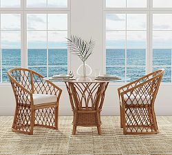 Meena Round Rattan Dining Table (48&quot;)