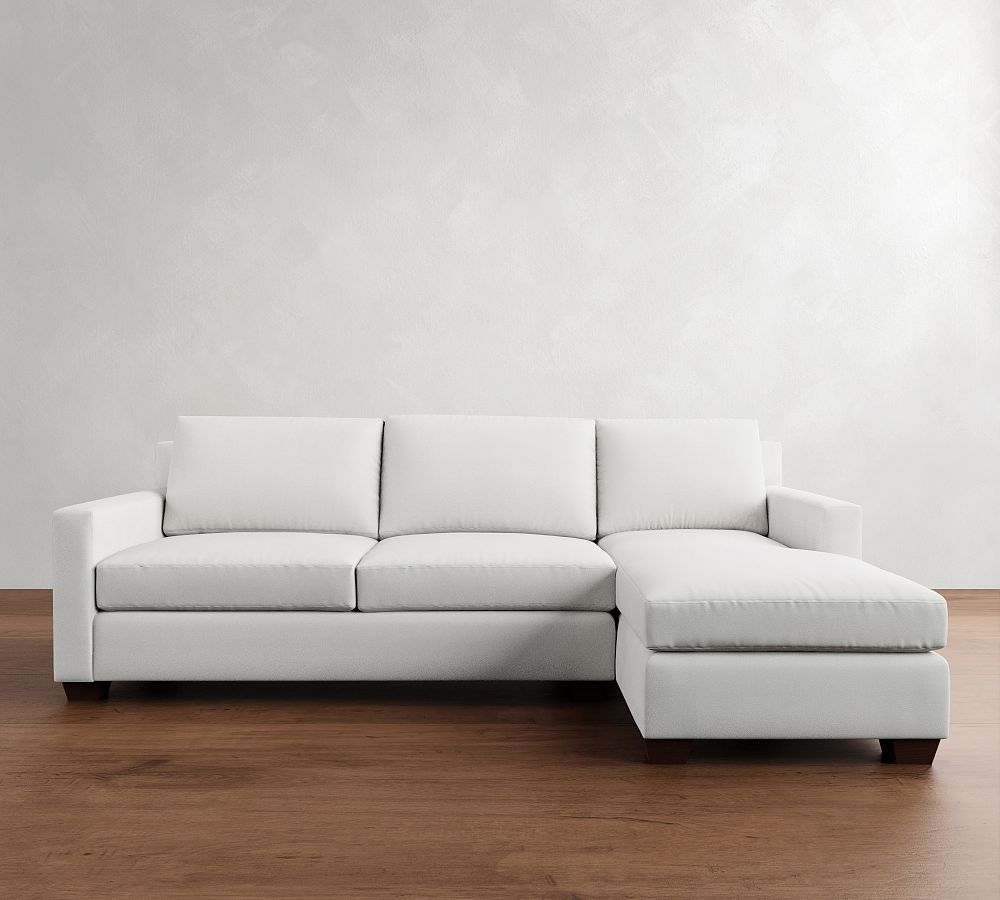 York Square Arm Chaise Sleeper Sectional (99&quot;)