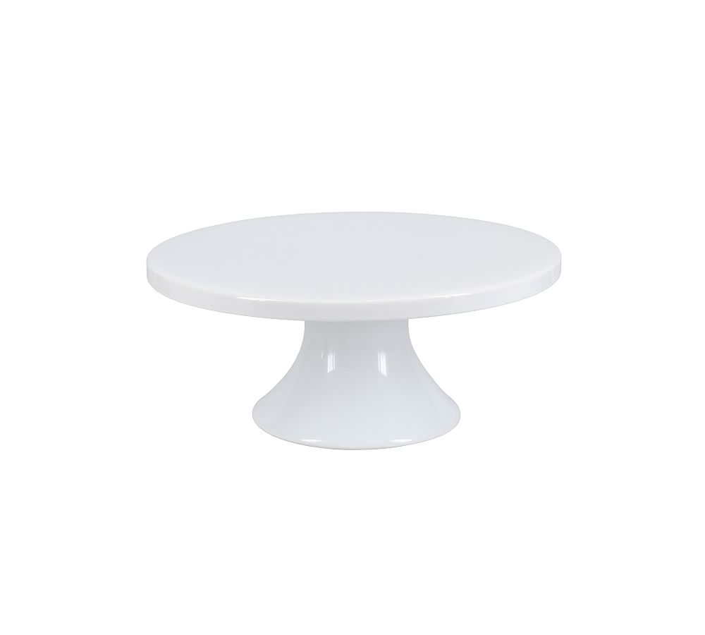 BIA White Porcelain Round Cake Stand, Small
