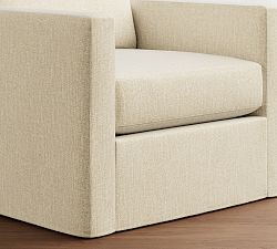 Carmel Slim Arm Slipcovered Chair