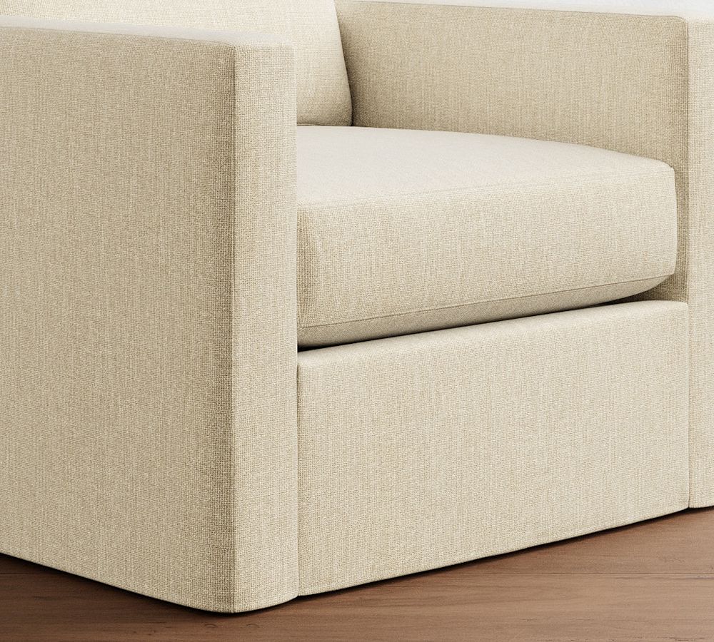 Carmel Slim Arm Slipcovered Chair