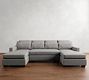 York Slope Arm Deep Seat Double Chaise Sectional (107&quot;&ndash;127&quot;)