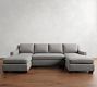 York Slope Arm Double Chaise Sectional (107&quot;&ndash;127&quot;)