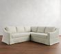 York Slope Arm Slipcovered 3-Piece L-Shaped Sectional (92&quot;)
