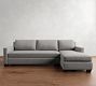 York Square Arm Chaise Sectional (84&quot;&ndash;114&quot;)
