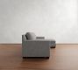 York Square Arm Chaise Sectional (84&quot;&ndash;114&quot;)
