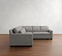 York Square Arm Deep Seat 3-Piece L-Shaped Sectional (98&quot;)