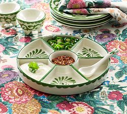 Puebla Porcelain Multi-Condiment Server