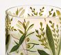 Hand Painted Flower Candle