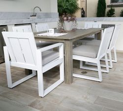 Canva Metal Outdoor Armless Lounge Chair