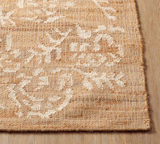 Sabine Floral Jute Rug