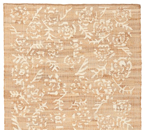 Sabine Floral Jute Rug
