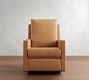Ayden Square Arm Leather Power Lift Recliner with Massage &amp; Heat