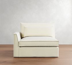 Build Your Own Westwood Fin Arm Deep Seat Flange Edge Slipcovered Sectional