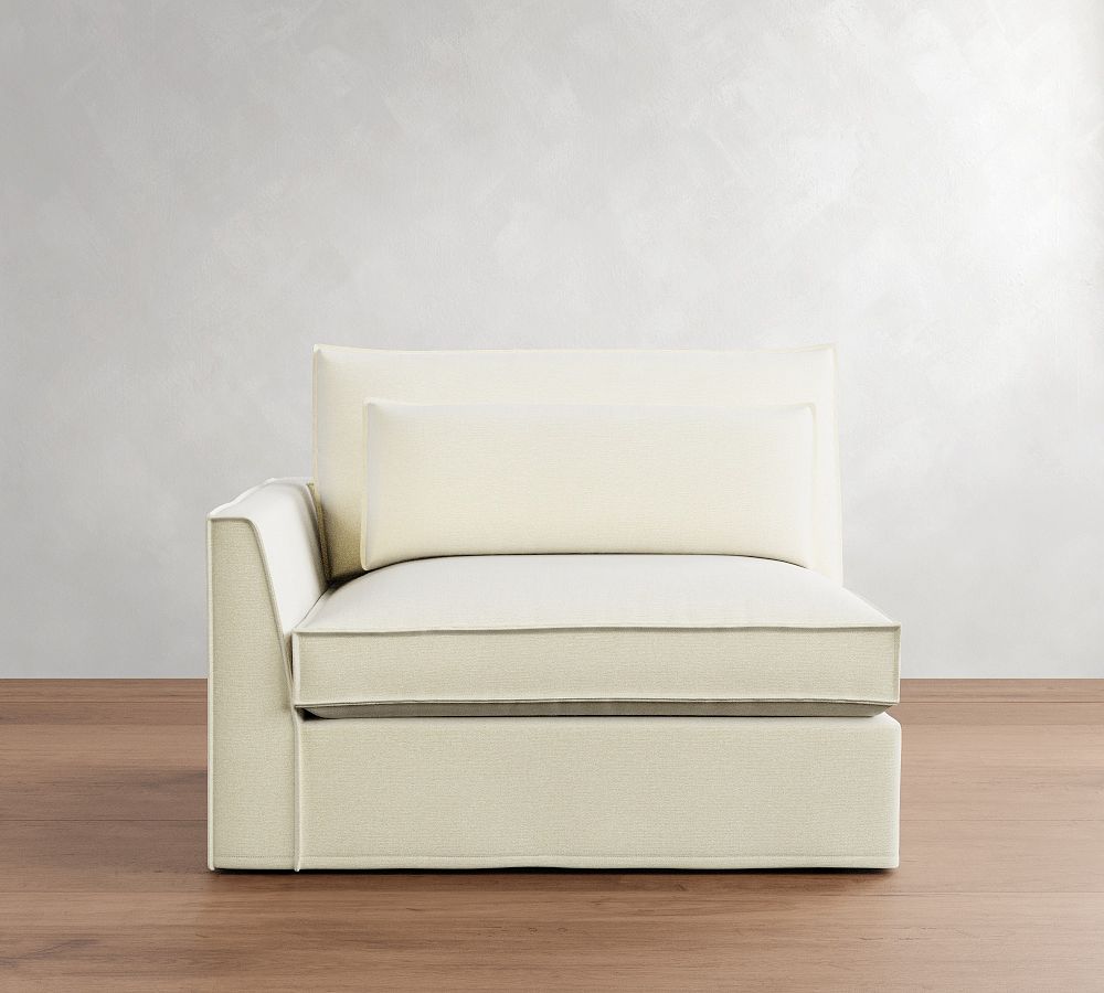 Build Your Own Westwood Fin Arm Deep Seat Flange Edge Slipcovered Sectional