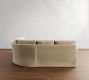 Buchanan Roll Arm Slipcovered 3-Piece L-Shaped Wedge Sectional (100&quot;)