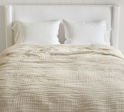 Open Box: Cloud Linen Blanket