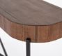 Fargo Oval Reclaimed Wood Console Table