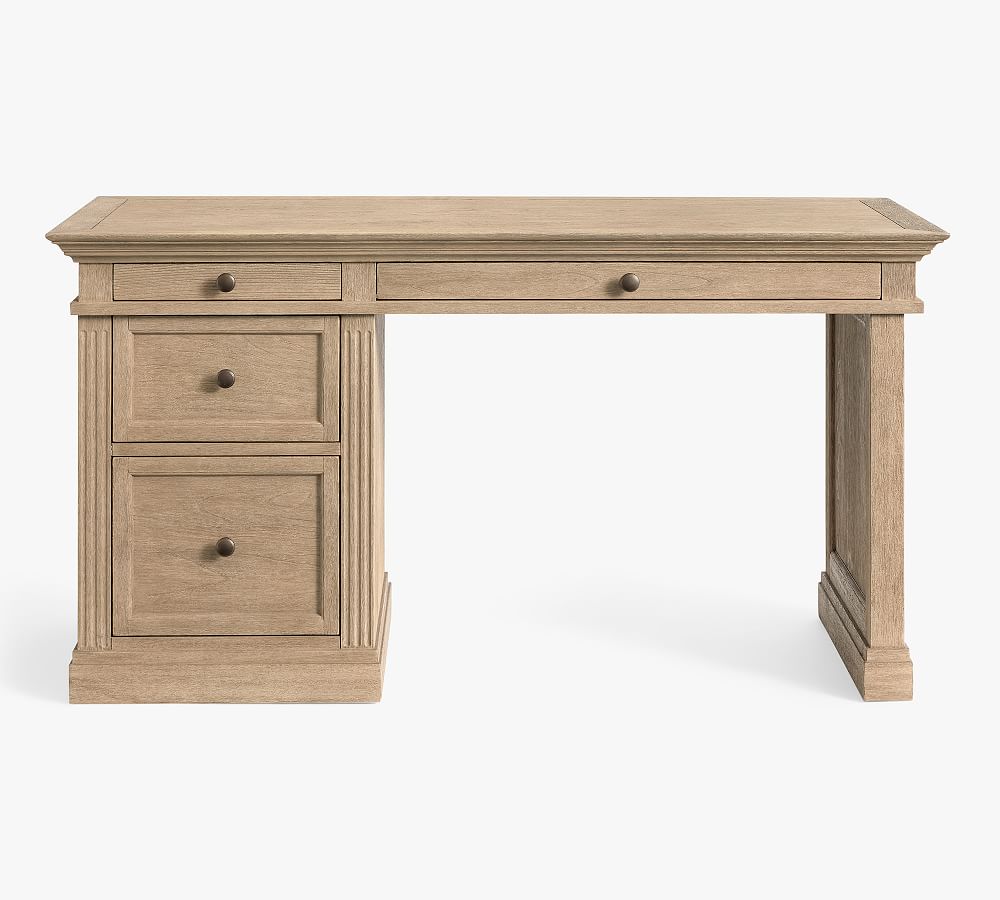 Livingston Single Cabinet Writing Desk (57") | Stylish & Functional