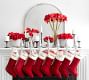 Antique Silver Nostalgic Figurine Stocking Holders