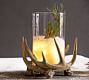 Antler Hurricane Candleholder
