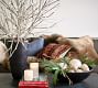 Etched Mercury Glass Ornament Sets - Silver