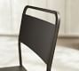 Fallon Outdoor Metal Stackable Chair, Set of 2