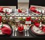 Lit Faux Amaryllis Twiggy Holiday Wreath &amp; Garland