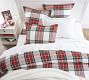 Stewart Plaid Organic Percale Pillowcases - Set of 2