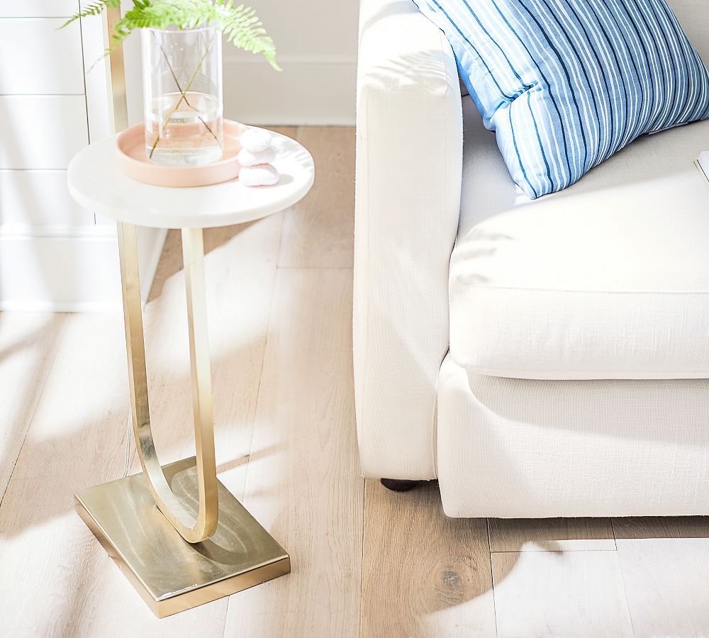 Delaney Marble Floor Lamp 65" - Elegant & Modern