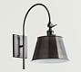 Tapered Metal Shade Arc Sconce (18'')