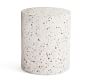 Terrazzo Concrete Round Outdoor Side Table (15&quot;)