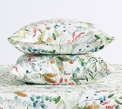 Noel Botanical Organic Cotton Pillowcases - Set of 2