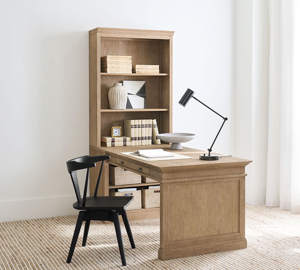 Livingston Peninsula Desk with Bookcase Suite (35&quot;)